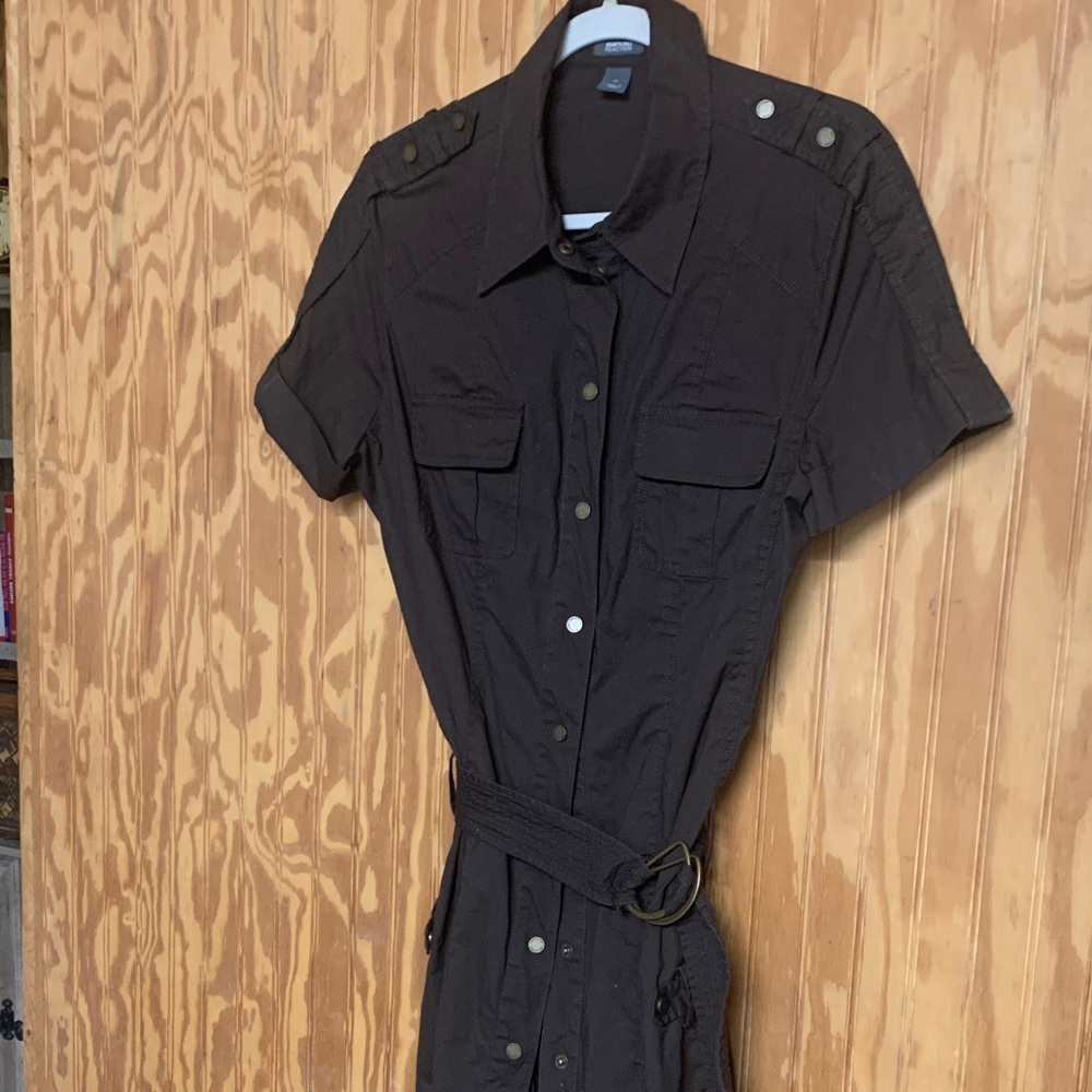 Kenneth Cole Reaction Black Shirt Dress